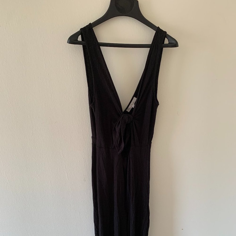 Black Jumpsuit with Tie